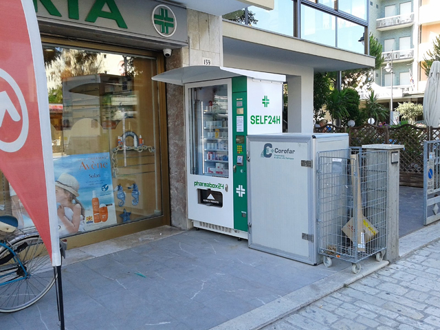 Modelo máquina vending para farmacias - Farmabruni